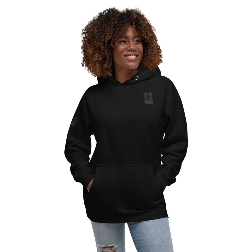 Black on black Women's  Hoodie